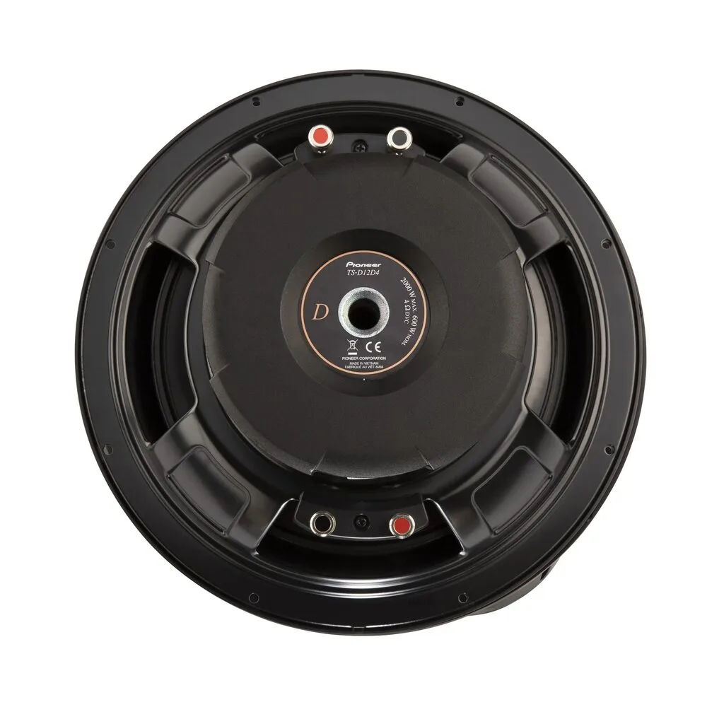 Pioneer TS-D12D4 12 Inch D-Series Dual 4Ω Subwoofer – Rivonia Car Sound