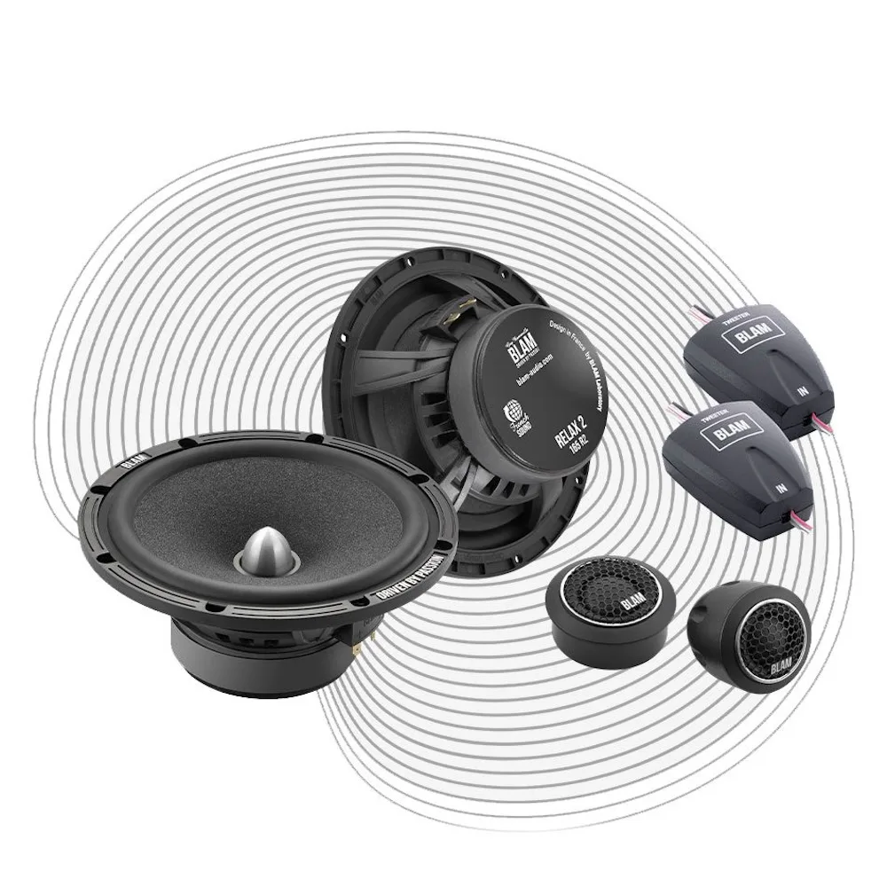 Relax 165R2S component speakers