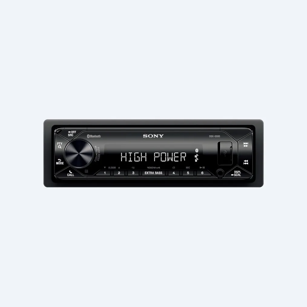 Sony DSX-GS80 High-Power Digital Media Receiver with Dual Bluetooth – Rivonia Car Sound