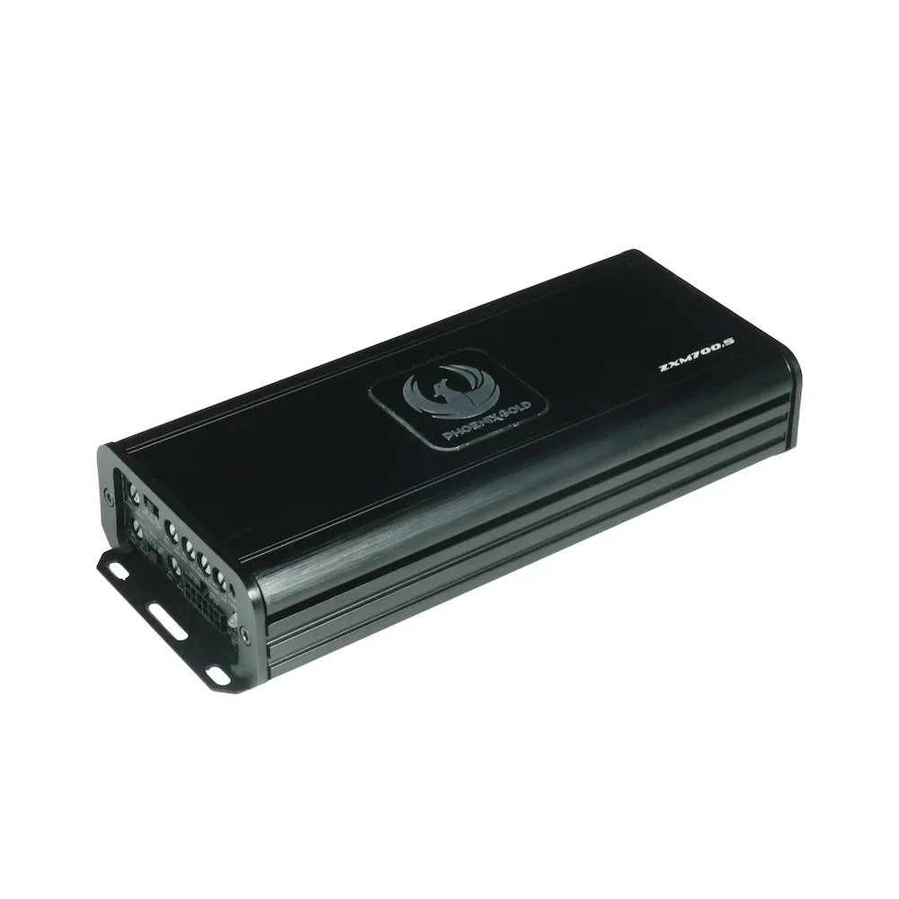 Phoenix Gold ZXM700.5 5‑Channel Class‑D Mini Amplifier with Remote Bass Control – Rivonia Car Sound