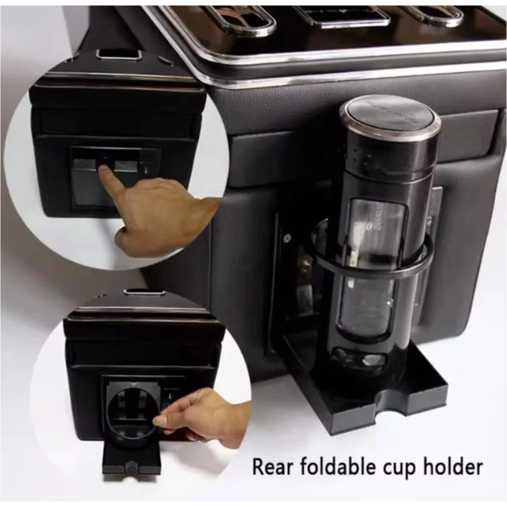 PJ-VW-06 Centre Armrest Cup Holder with Wireless Charging for VW – Rivonia Car Sound