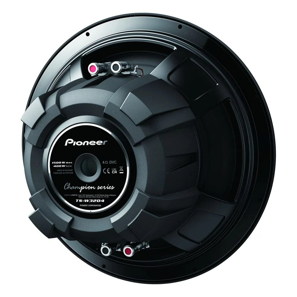 Pioneer TS-W32D4 12-Inch Champion Series Dual Voice Coil Subwoofer