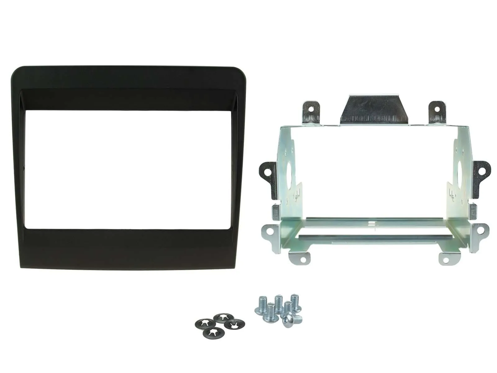 Connects2 CT23PO05 Porsche double din fascia kit black dashboard installation