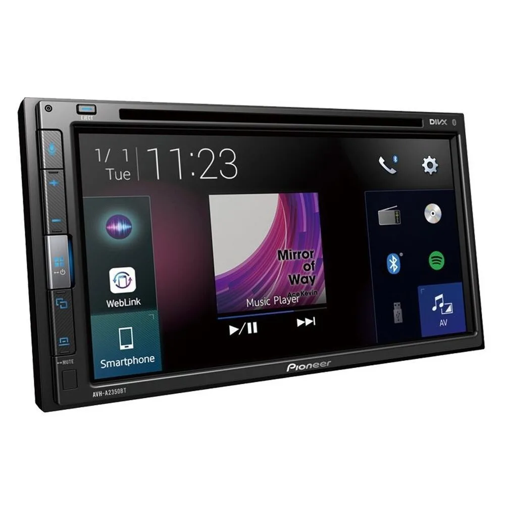 Pioneer AVH-A2350BT 6.8-Inch Double DIN Multimedia Receiver