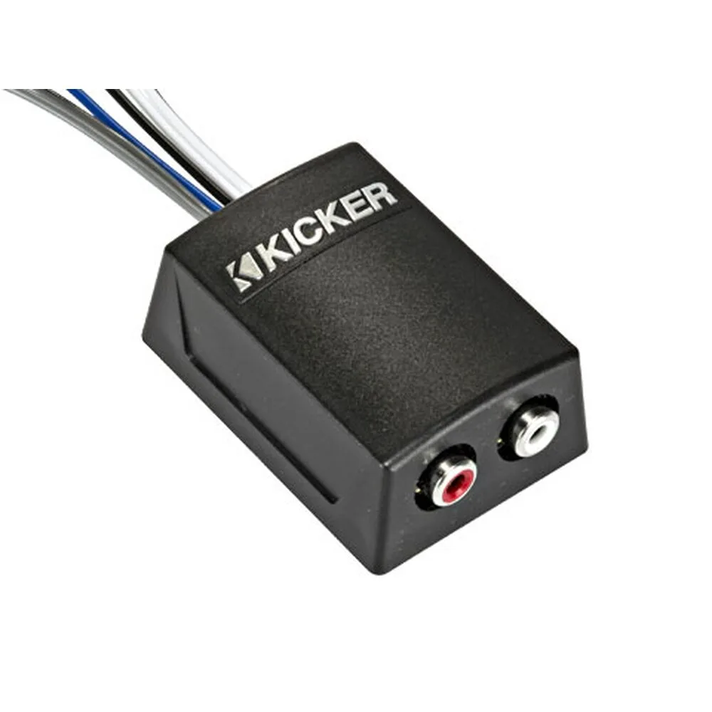 Kicker KISLOC2 Stereo Line-Output Converter with Remote Turn-On Wire – Rivonia Car Sound