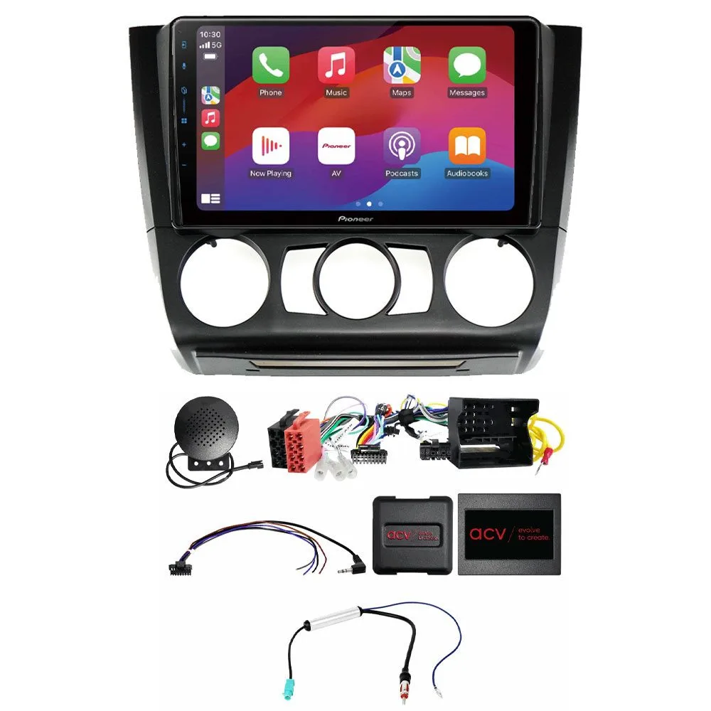BMW 1 Series CarPlay Android Auto 9 Inch Stereo Upgrade Kit 2007–2013