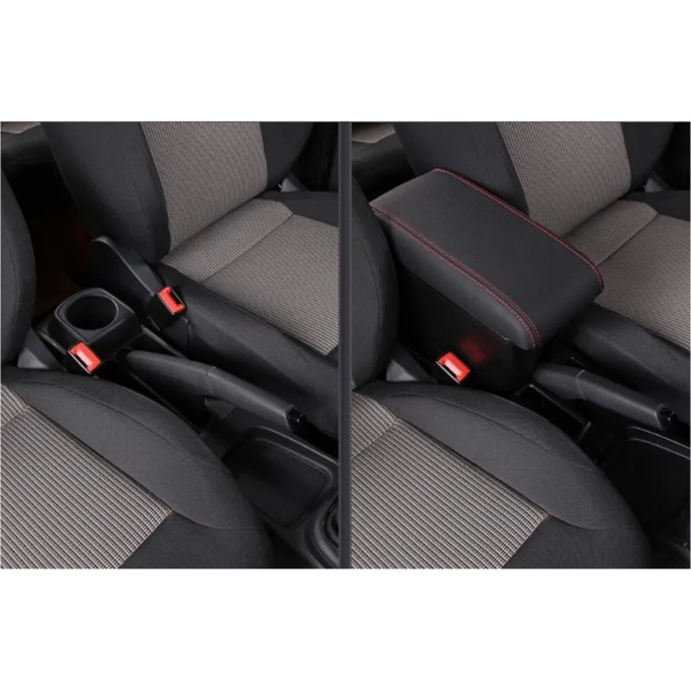 VW Polo Centre Console Armrest PJ-VW-04 with USB Charging Ports
