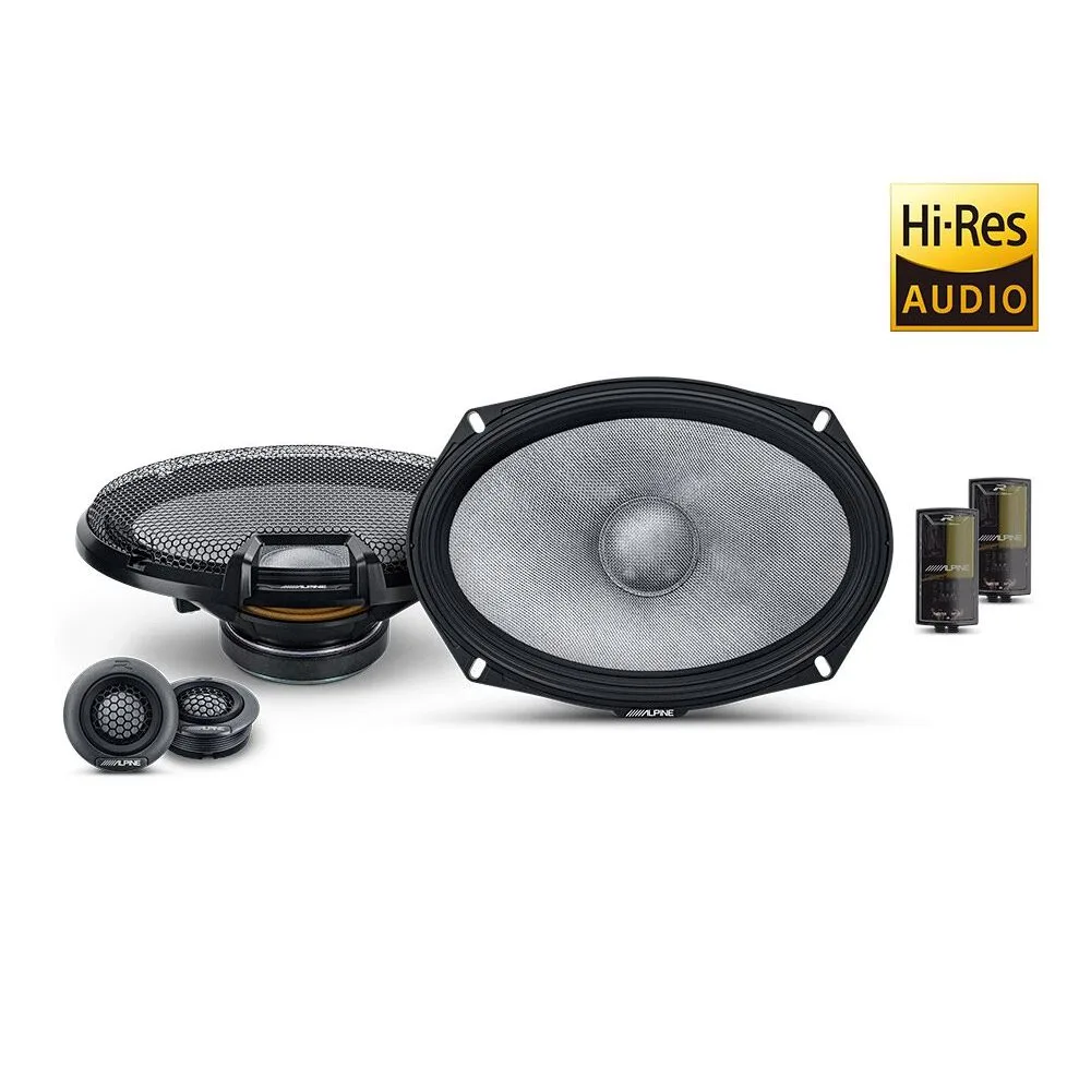 Alpine R2-S69C 6x9-Inch R-Series Component Speaker Set – Rivonia Car Sound