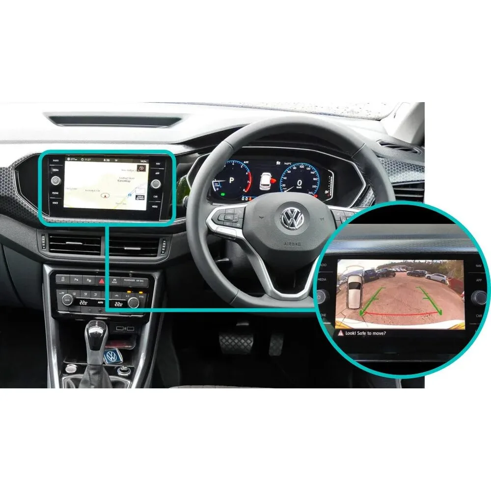 VW T-Cross Rear View Camera Kit Lowline with Boot Handle Camera