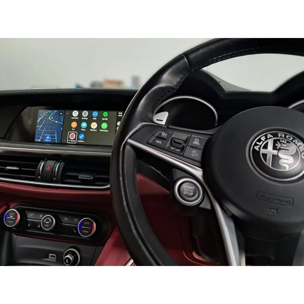 Alfa Romeo Stelvio Wireless CarPlay and Android Auto Interface – Rivonia Car Sound