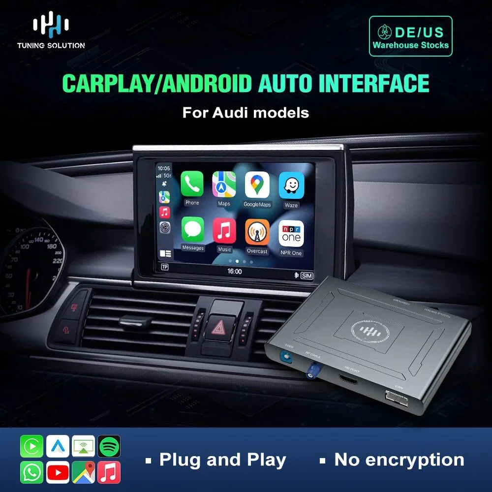 Tuning Solution RX-CP-AD02 Wireless CarPlay Interface for Audi A1 and Q3 RMC System