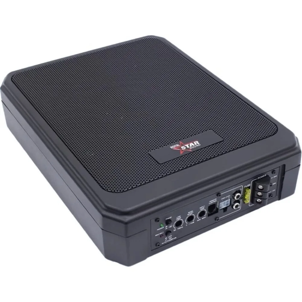 Starsound SSW-F10A-4700 10-Inch Compact Active Under-Seat Subwoofer