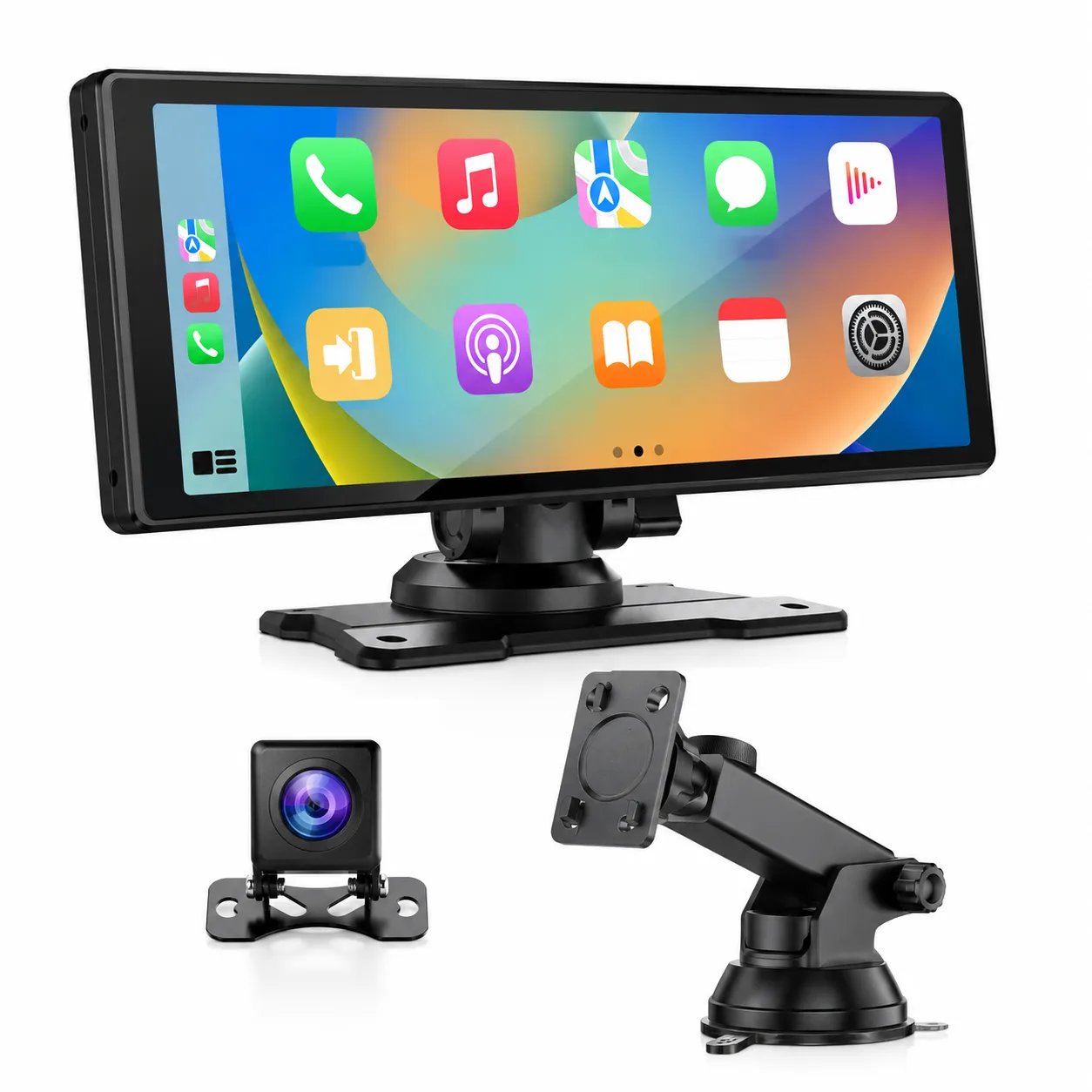 Planet World OneNav 10.26-inch Dashboard Monitor with Wireless Apple CarPlay and Android Auto