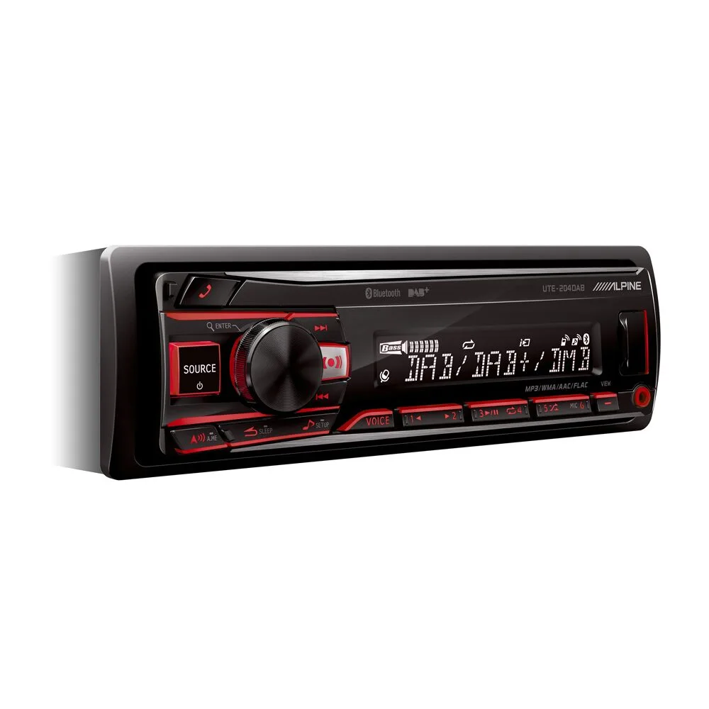 Alpine UTE-204DAB – Digital Media / DAB+ Bluetooth Car Stereo