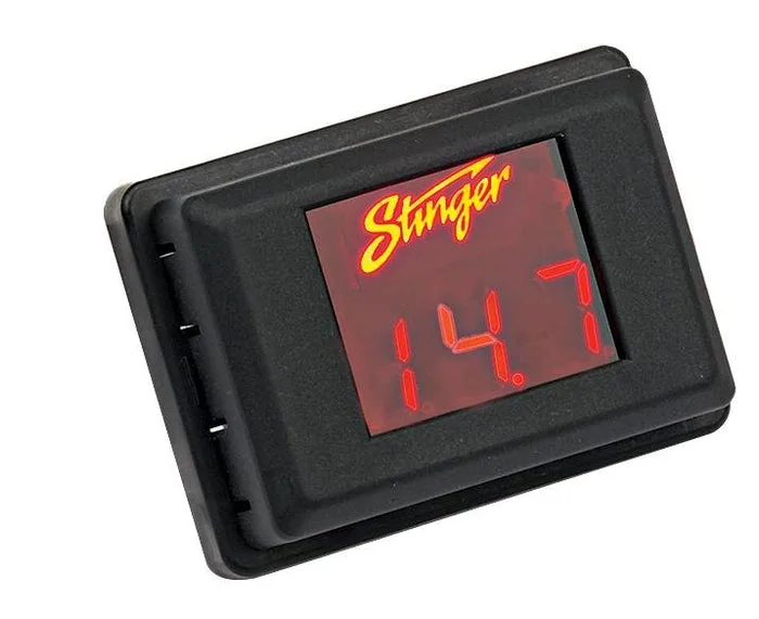 Stinger SVMR – Red LED Voltage Meter - Rivonia Car Sound