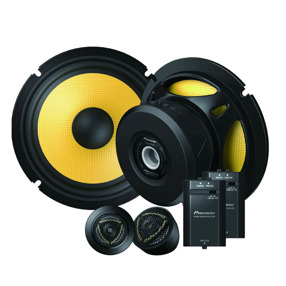 Pioneer TS-D1740C 16.5 cm 2-Way Component Speakers – Rivonia Car Sound