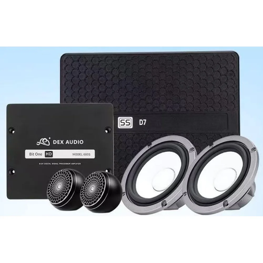 PJ-YX-ZY01 ICAR V23 sound system kit with DSP, seat subwoofer and speakers